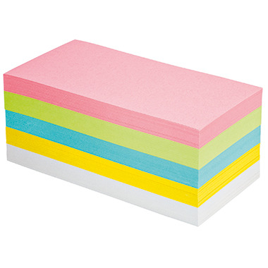 Moderationsk. 770088 Rechteck sortiert 200x100mm, Nicht Selbstklebend, 130g/qm