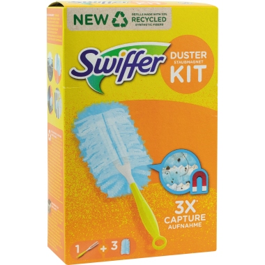 Staubmagnet Swiffer Handgriff & Tücher 1 3