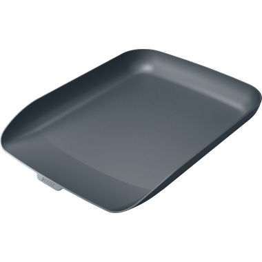 Briefkorb Leitz 5358 A4 samtgrau Cosy m. Stapelelement