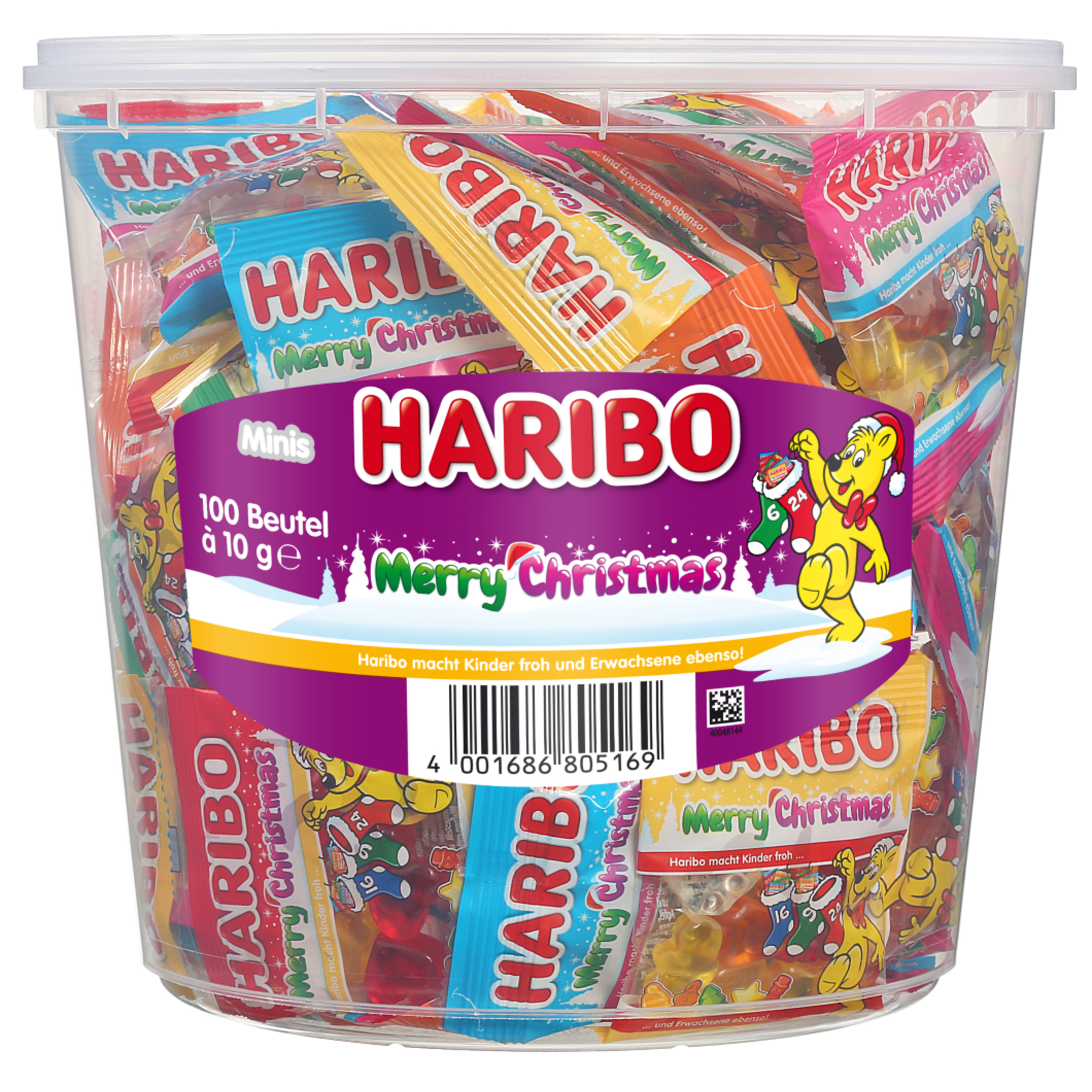HARIBO Fruchtgummi Merry Christmas Minis 