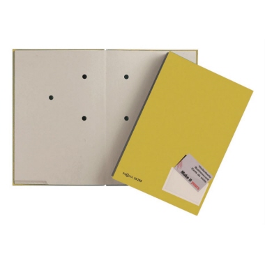 Unterschriftsmappe Pagna 24205 A4 gelb 20 Fächer, Pappe