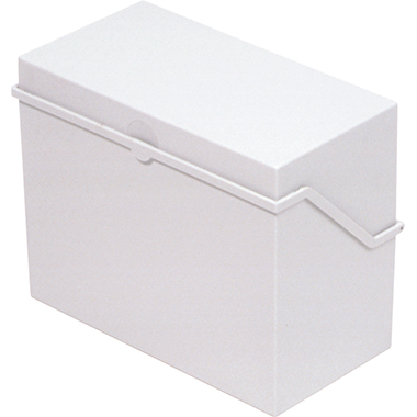 Karteibox A6 quer grau Für 400 Karten