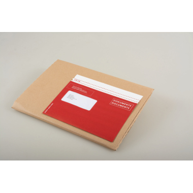 Dokumententasche ELCO C5 mF rot/weiß aus Papier