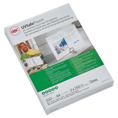 Folientasche GBC IB611032 A4 glänzend Uv Safe