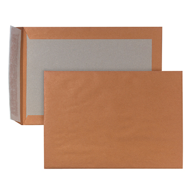 Versandt. B4 oF PRW 120g HK braun 250x353mm, Ohne Fenster, Papprückwand, H