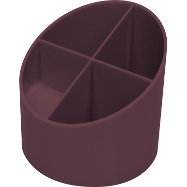 Stifteköcher helit H6790225 d.rot 4 Fächer, blauer Engel