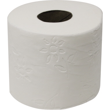 Toilettenp. 3lagig 250Blatt weiß Zellstoff
