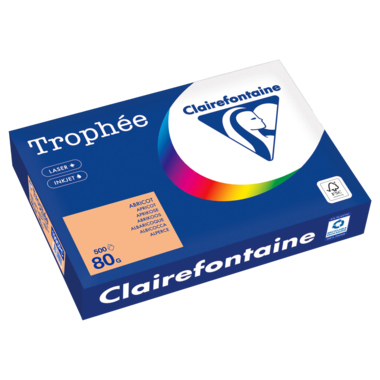 Kopierpapier Clairefontaine 1995C A4 80g aprikose 500 Blatt