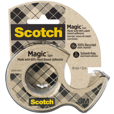 Handabroller Scotch 91920H transparent bis 19mmx20m, inkl. 1 Rolle