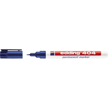 Permanentmarker Edding 404 blau 0,75mm, Rundspitze