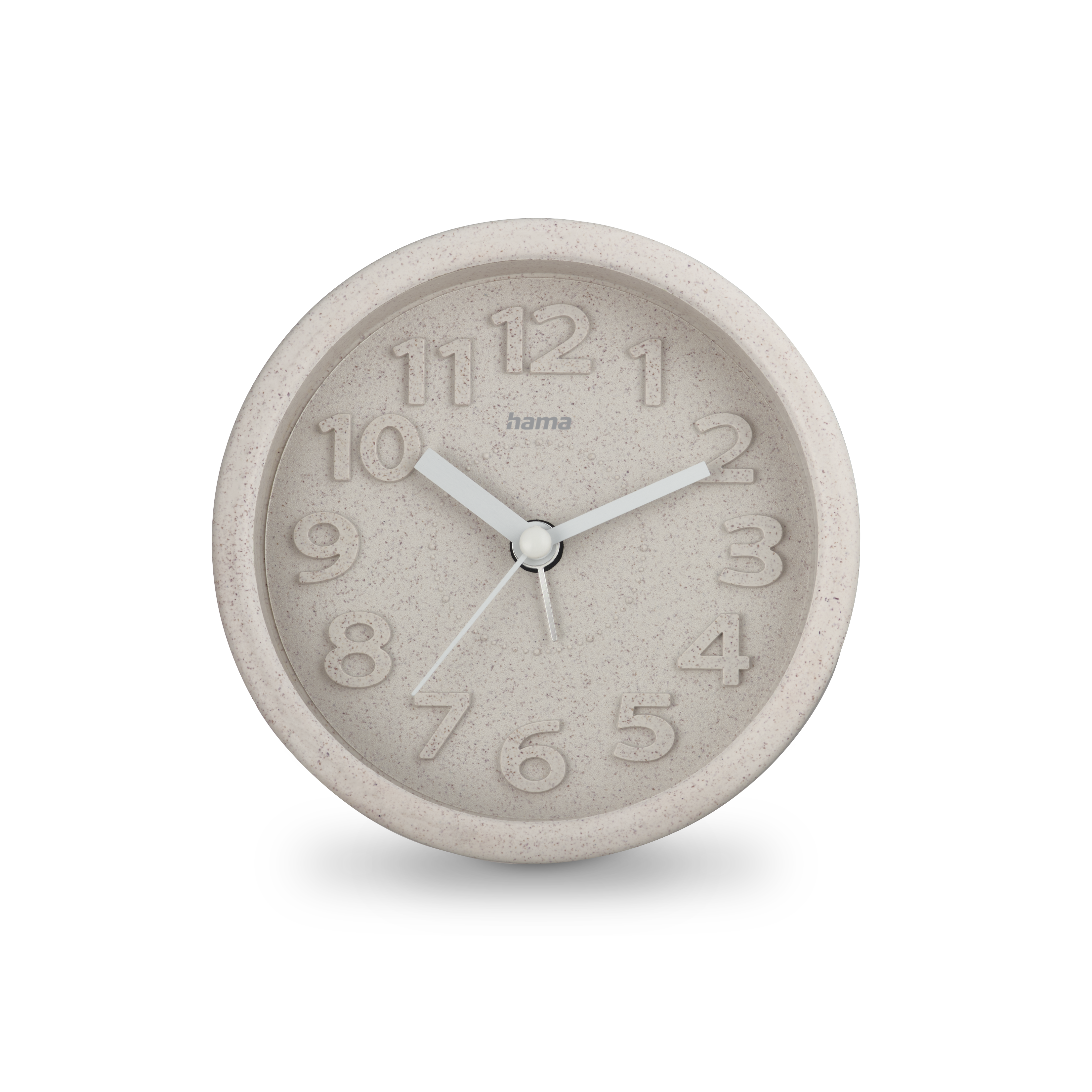 Wecker Hama 222221 Fuerteventura beige ohne Ticken rund Ø12cm 