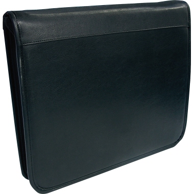 Collegemappe Wedo 581101 A4 schwarz Mit Rechner Genarbtes Kunstleder
