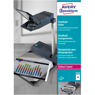 Kopierfolie Avery Zweckform 3559 A4 50 Stück Kopierfolie Avery Zweckform 3559 A4 50 Stück