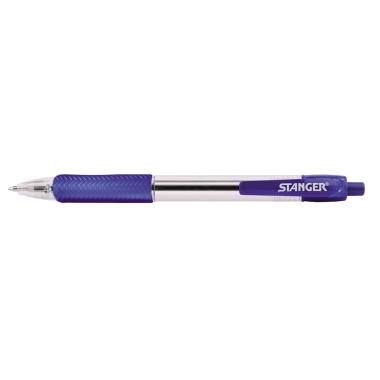Kugelschreiber Stanger R 1.0 blau Softgrip retractable