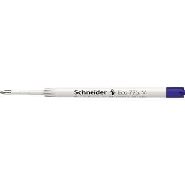 Kugelschreibermine Schneider Eco 725M bl Großraummine, Schreibfarbe: blau