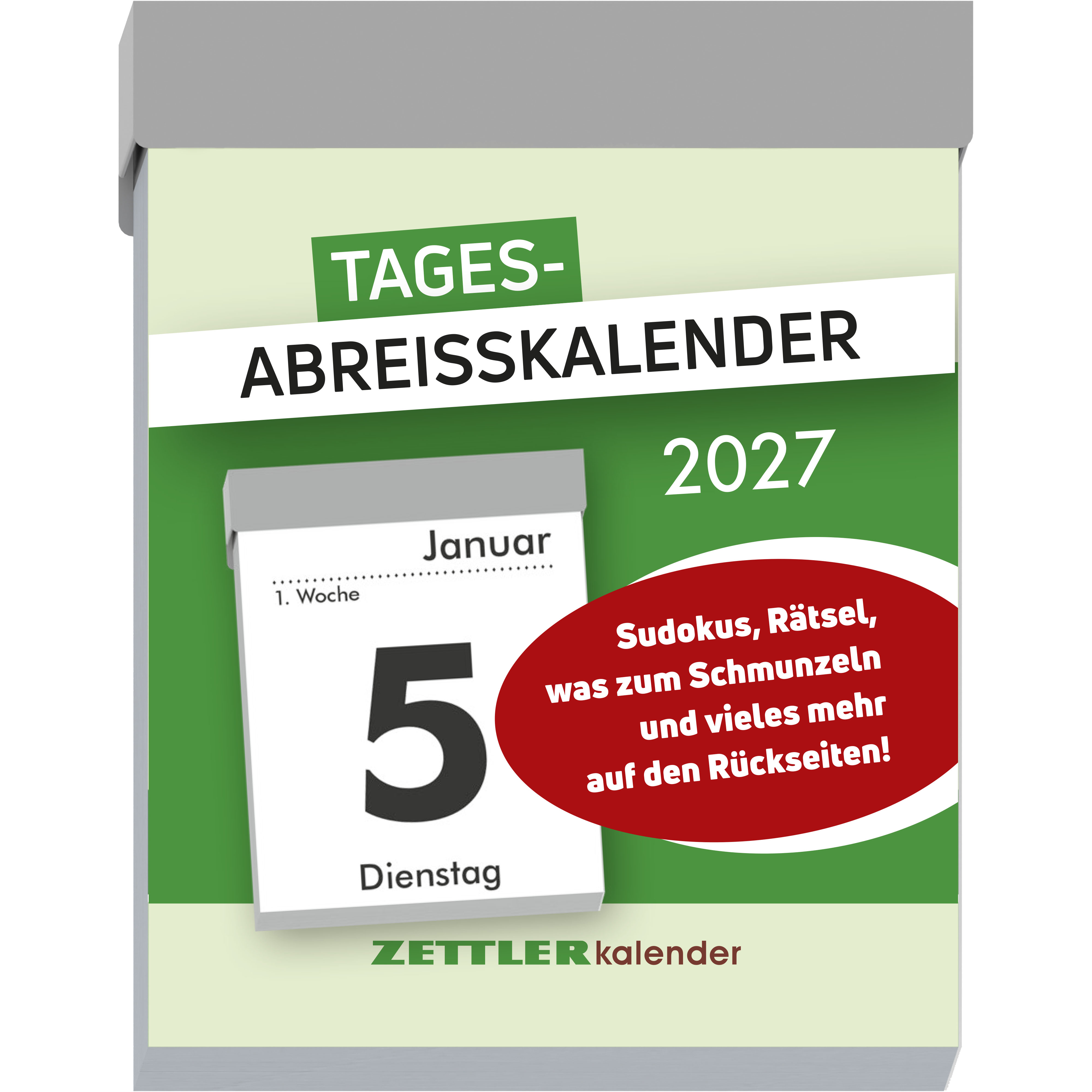Tages-Abreissblock 302 55x70mm Fsc, Schlitzweite 2,1cm, ca.85G, D