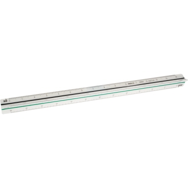 Dreikantmaßstab Aristo AR1314/7 E-Verm. E-vermessung, 1:25, 1:50, 1:100; 1:200,