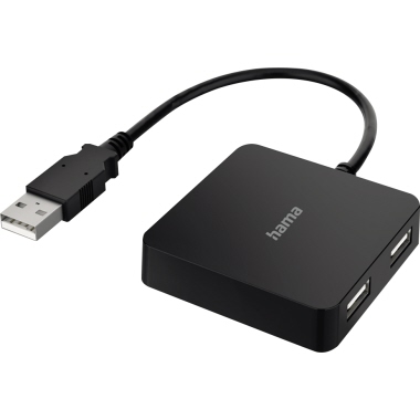 USB-Hub Hama 4 Ports, USB 2.0 13-32" 00200121