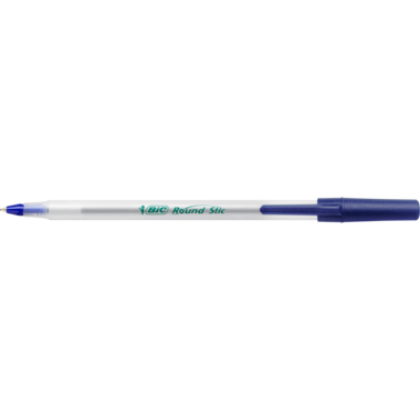 Kugelschreiber BIC 893240 mit Kappe blau Ecolutions Round Stic 0,4mm