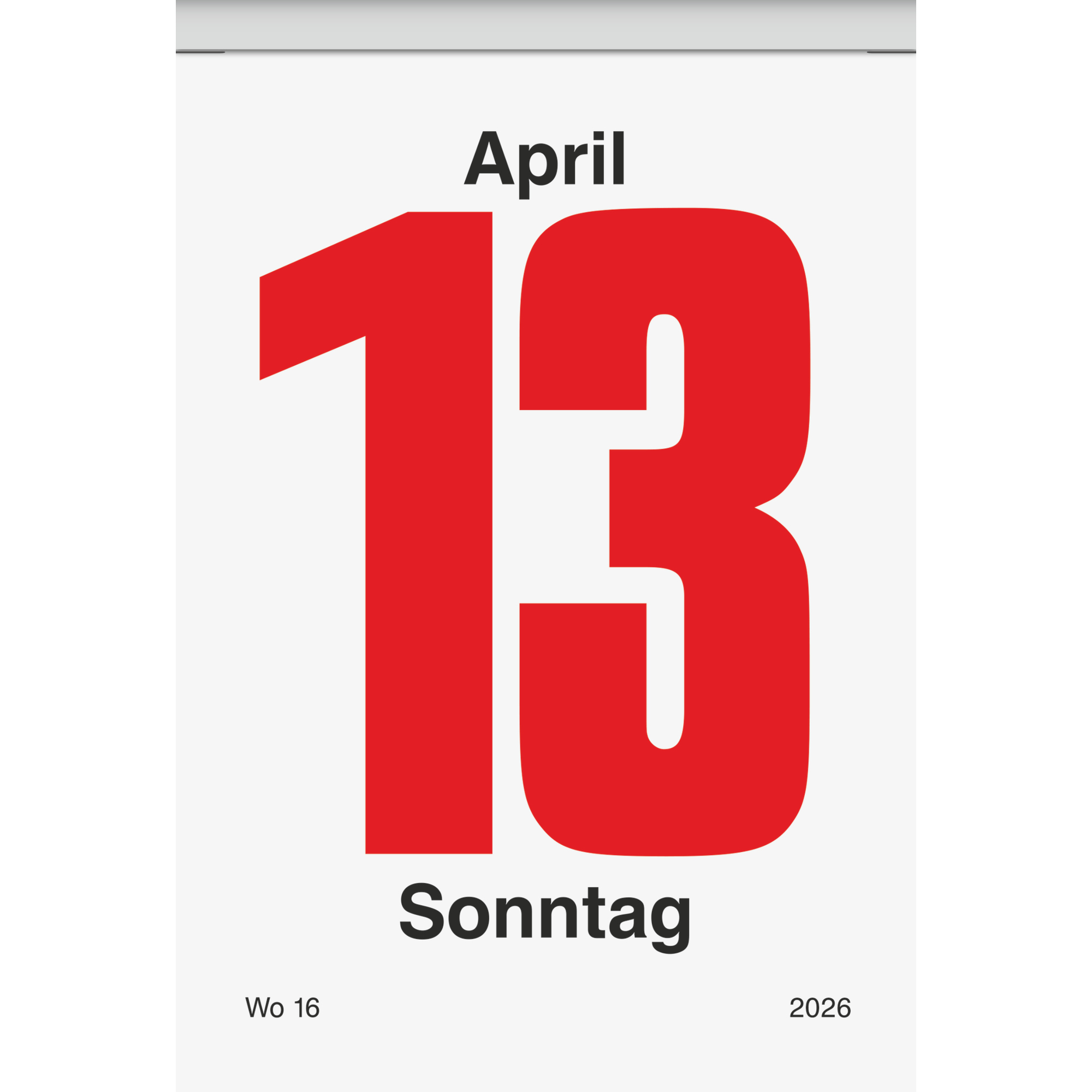 Tages-Abreissblock 5 