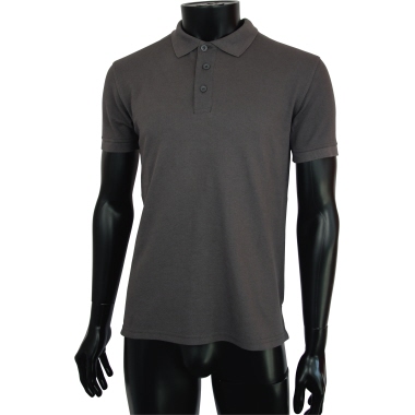 Poloshirt Herren Pro grau M  Poloshirt Herren Pro grau M