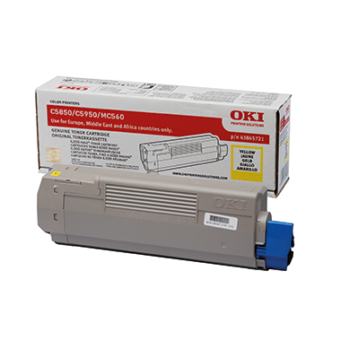 Toner OKI 43865721 yellow 