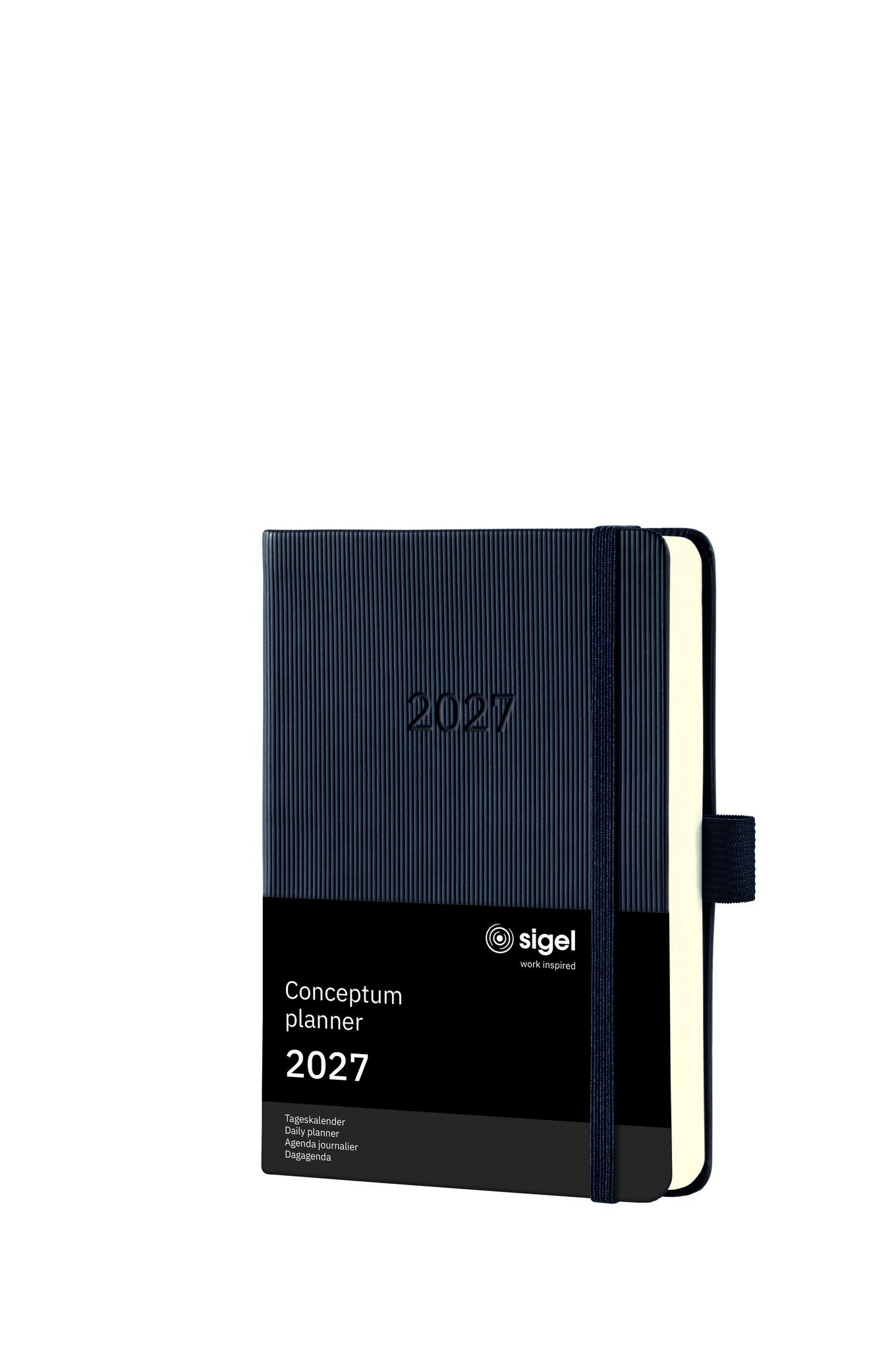 Buchkalender Sigel Conceptum C2711 schw. Din A6 1t/1s Hardcover