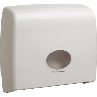 Toilettenpapierspender Aquarius Jumbo ws WEIß