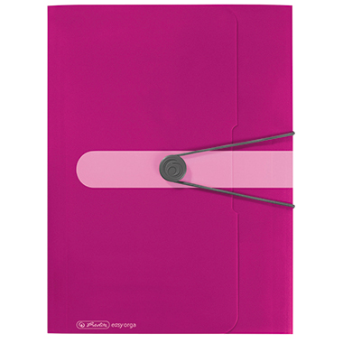 Eckspanner Herlitz A4 PP Beere Easy Orga