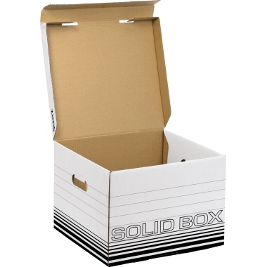 Transportbox Leitz Solid 6118 Gr. M weiß It Klappdeckel, 360x270x325mm