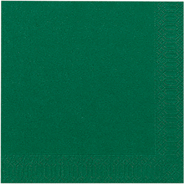 Servietten Duni 3-lagig 40x40cm jäg.grün 1/4 Falz, Zelltuch